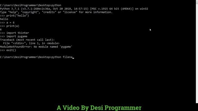 Understanding Python Shell | Setting Up Text Editor For Python | In Hindi By Desi Programmer смотреть онлайн