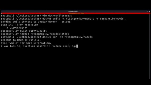 Docker - How to build a simple dockerfile and save changes (commit). смотреть онлайн