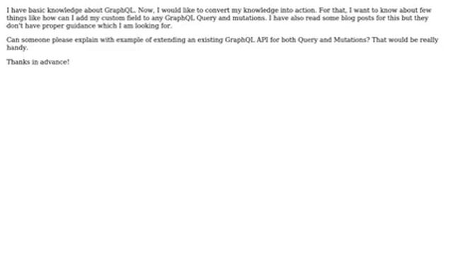 Magento: How to add new custom fields in existing GraphQL API (Query and Mutuation)? смотреть онлайн