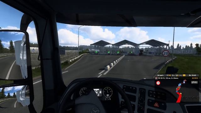 Wir fahren nach RUSSLAND / Euro Truck Simulator 2 / MERCEDES BENZ смотреть онлайн