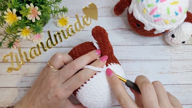 МК Пасхальный кулич и яйцо крючком ❤️ #вязание смотреть онлайн