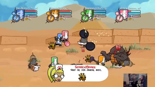 Castle Crashers Remasterd|Playthrough|Episode 2|with Friends смотреть онлайн