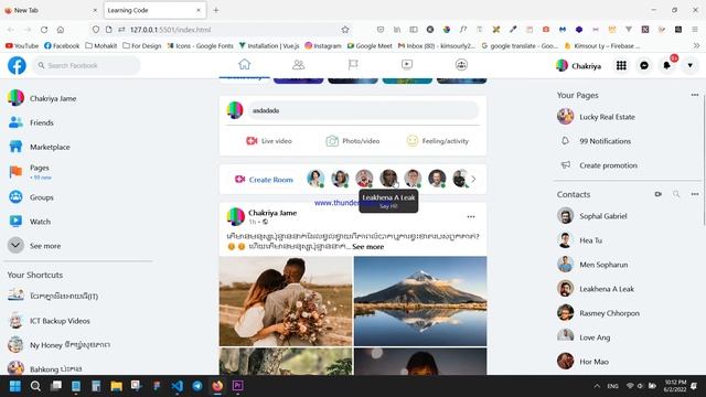 Build full responsive Facebook UI using (HTML,CSS,SCSS and Vanilla Javascript) смотреть онлайн
