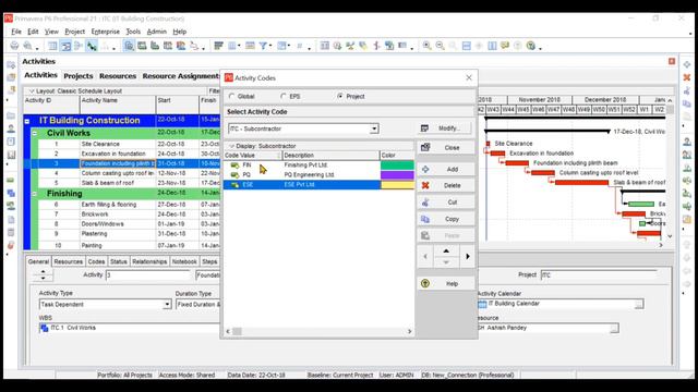 17 Activity Codes Create & Assign (Group & Sort, Filter By Options) in Primavera P6 смотреть онлайн
