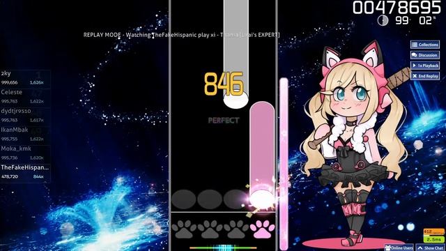 Osu 4K Titania (Lirai's Expert) смотреть онлайн