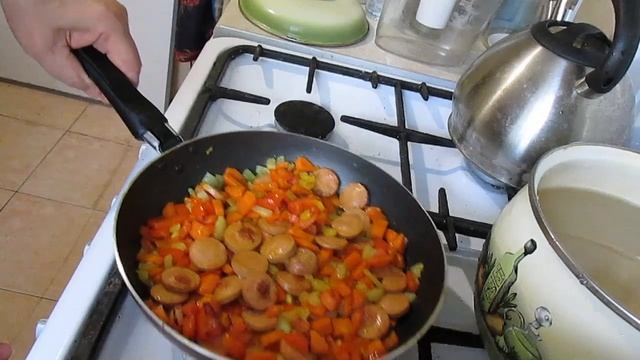 Быстрый и вкусный СУП С СОСИСКАМИ для вашей семьи!