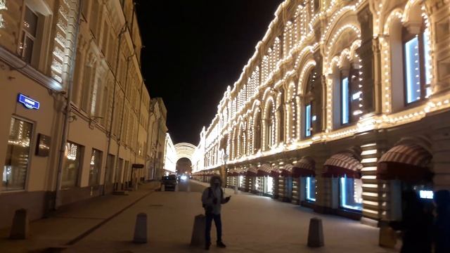 АСМР . ASMR . Красная площадь , кремль , ГУМ . Вечерняя прогулка по центру Москвы . Красивая музыка