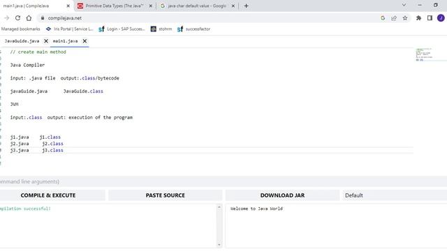 java tutorial for beginners session -2 java basics primitive data types, java compiler, JVM смотреть онлайн