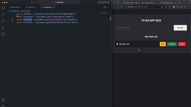 Create ToDo App Using HTML, CSS & JavaScript | JavaScript ToDo App | JavaScript Project In 2023 смотреть онлайн