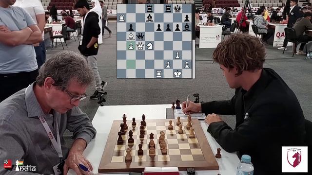 Respect! 64-year-old Gregory Kaidanov takes on Magnus Carlsen | Qatar Masters 2023 смотреть онлайн