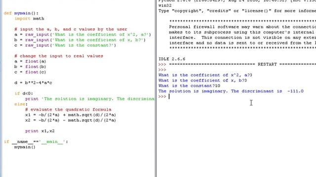 Python-Pygame Lesson Quadratic (part 2) Solver and Grapher смотреть онлайн