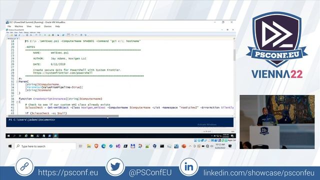 Execute Remote Commands And Get Output Using Only WMI - Jay Adams - PSConfEU 2022 смотреть онлайн