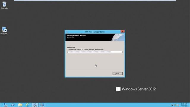 Installing ROI Print Manager смотреть онлайн