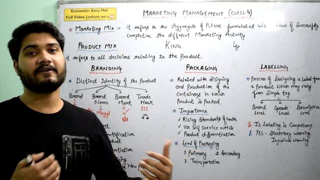 #52, Marketing Mix, Branding, Packaging, Labeling - Marketing Management I Class - XII I смотреть онлайн
