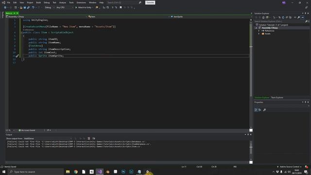 ScriptableObject Item Database (Part 01) [Unity Tutorial] смотреть онлайн