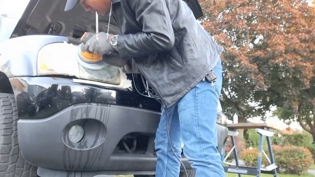 Ford Sports Truck 2004 How To Clean And Clear Up The Old Hazy Head Lights!