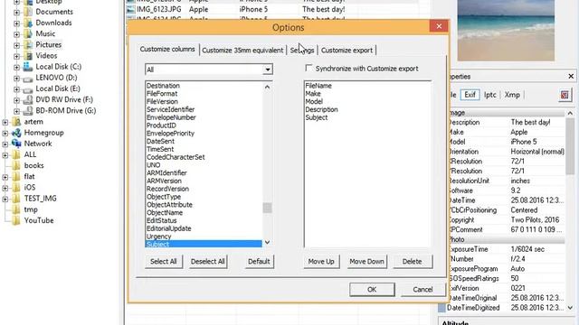 How to export EXIF, IPTC, XMP metadata to CSV file using Exif Pilot смотреть онлайн