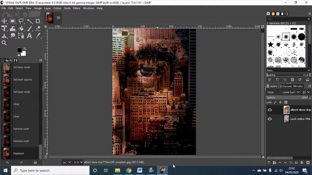 GIMP - HOW TO EXPORT YOUR FINAL OUTCOMES INTO JPEG FORMAT смотреть онлайн