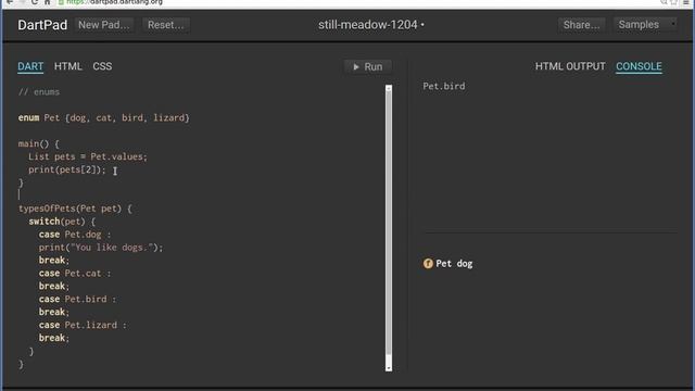 50 Learn to Program in Dart: Enums смотреть онлайн