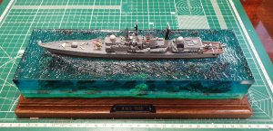 Диорама корабля с эпоксидной смолой часть 2 ФИНАЛ