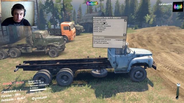 SpinTires обзор мода ( ЗиЛ 133 Г1 v2.0 ) смотреть онлайн
