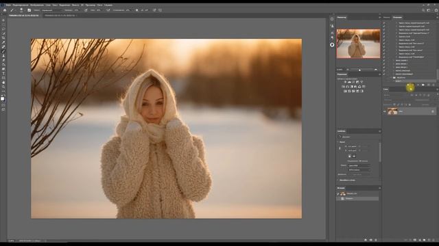 Как записать простой экшен в Adobe Photoshop CC смотреть онлайн