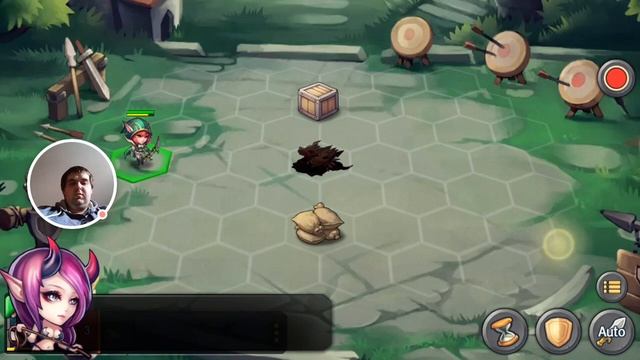 Heroes Tactics: War & Strategy - Training Grounds, Completing Lessons and Challenges смотреть онлайн