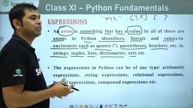 Class 11 Informatics Practices Chapter 4 - Expressions and Its Types in Python | Data Handling смотреть онлайн