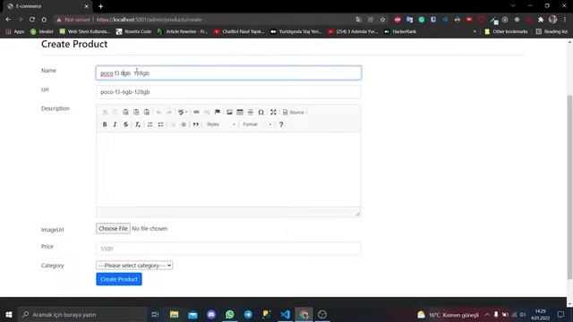 E-Commerce Web Project Using .NET, MSSQL, Bootstrap 5 смотреть онлайн