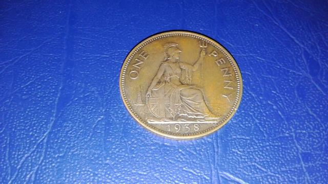 Монета One Penny 1938 года- Великобритания !!! смотреть онлайн
