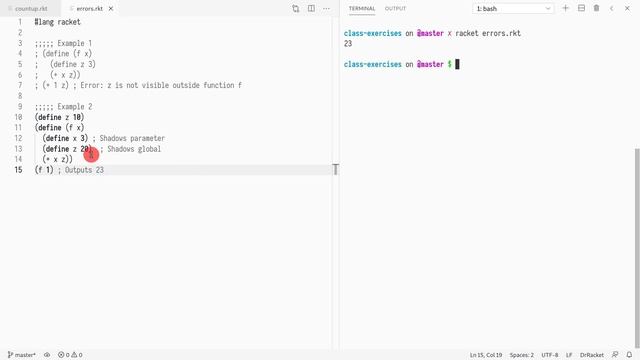 CS450 S21 06 03 Subtleties of nested definitions смотреть онлайн