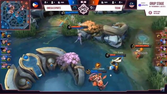 TODAK vs OMEGA ESPORT GAME 1 | FASE 1 - Day 1 | M2 World Championship смотреть онлайн