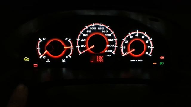 Пересвет приборки и панели климата Ланос смотреть онлайн