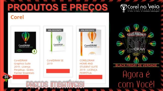 CorelDRAW Graphics Suite 2019 A Black Friday do Corel na Veia Vai Começar смотреть онлайн