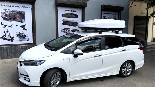 Автобокс LUX Irbis White на автомобиле Honda Shuttle смотреть онлайн