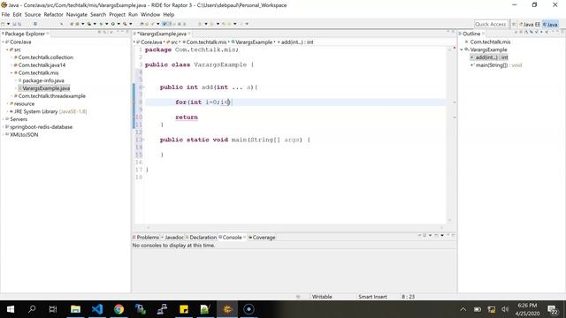 Java Tutorial | What is Varargs and Example | Use and Limitations of Varargs смотреть онлайн