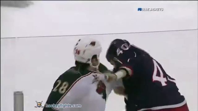 Hockeyfighters.cz  Matt Kassian Vs Jared Boll.wmv