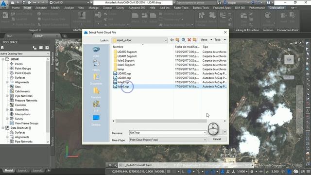 CREAR SUPERFICIE A PARTIR DE PUNTOS LIDAR CIVIL 3D 2016 смотреть онлайн