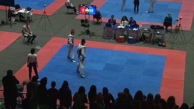 Чемпионат Украины по тхэквондо ВТФ среди юниоров 22032019 Кузнецов Д 1 смотреть онлайн