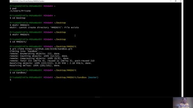 Introduction to GitHub (Mthombothi, MMED 2021) смотреть онлайн