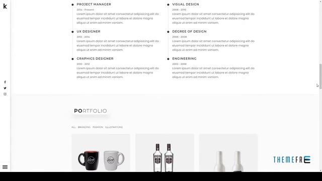 Ocean - Personal Portfolio WordPress Theme Baxter Terrence смотреть онлайн