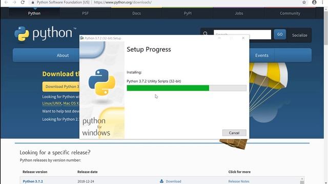 Downloading and Installing Python 3.7.2 смотреть онлайн