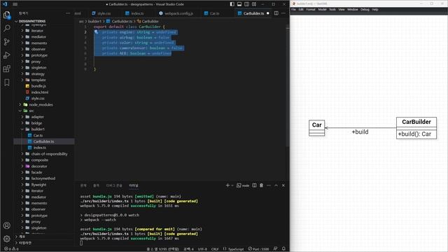 TypeScript로 보는 GoF의 디자인패턴: 20. Builder (1/2) смотреть онлайн