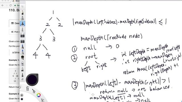 LeetCode Tutorial 110. Balanced Binary Tree смотреть онлайн