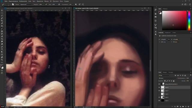 SpeedPaint Girl Portrait | Photoshop | Digitalart смотреть онлайн