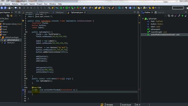 9.Ders Java AWT Tutorial IP Bulma example смотреть онлайн