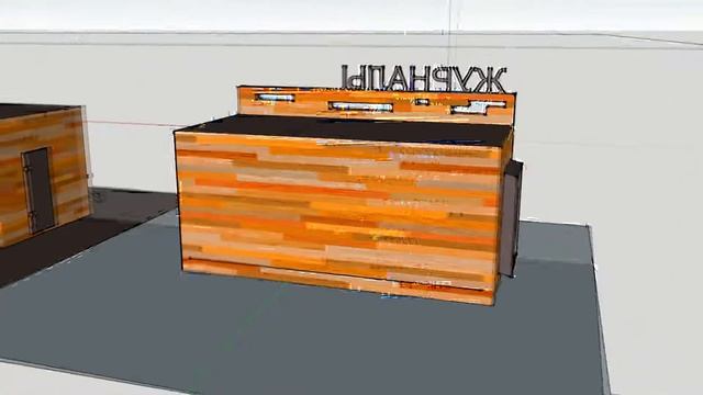Проект киоска из деревянного бруса UWB смотреть онлайн