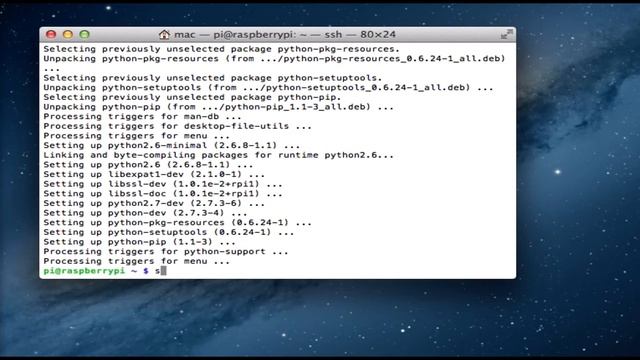 Raspberry PI GPIO Install смотреть онлайн