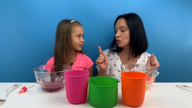 ЧЕЛЛЕНДЖ битва слаймов из случайных ингредиентов от World Toys TV смотреть онлайн