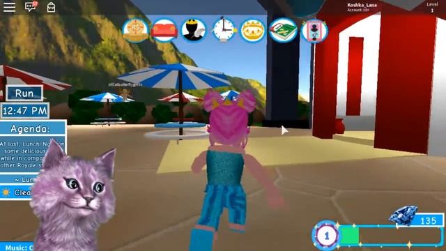 КОРОЛЕВСКАЯ ШКОЛА В РОБЛОКС Royale High School roblox КОШКА ЛАНА учится быть принцессой смотреть онлайн
